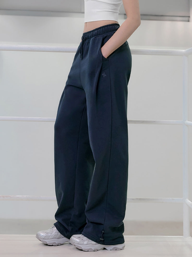 ソフトタッチ タック入り ワイドパンツ (単品)