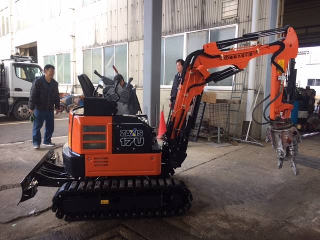 屋内解体機 ZX17U 納入 | 株式会社山忠商会
