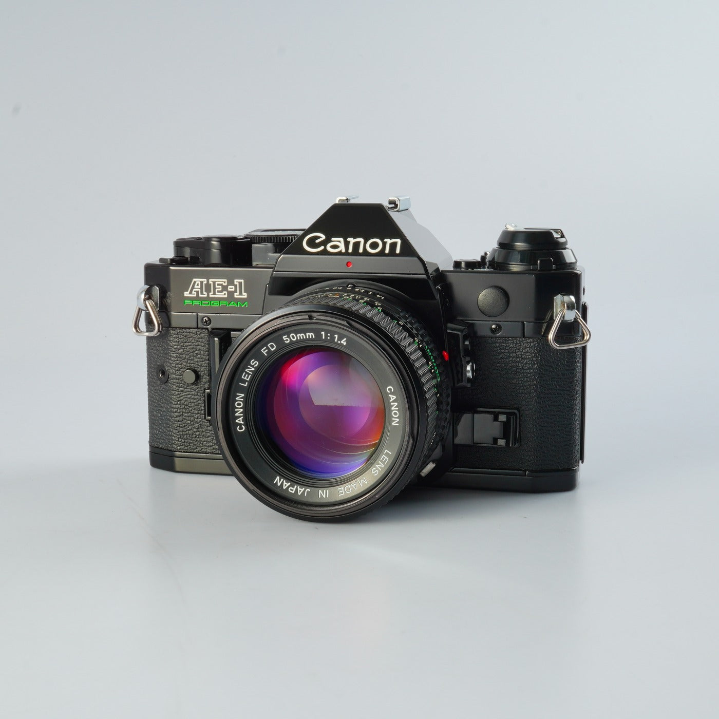 CLA'd】 Canon AE-1 Program Black + New FD 50mm F/1.4 MF フィルム