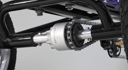 シニア自転車 四輪自転車 ユニバーサルサイクル/aeroクークルM II