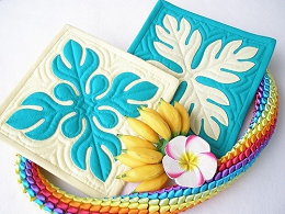 ハワイアンキルトの作り方1 ハワイアンキルトキット＆コナコットン