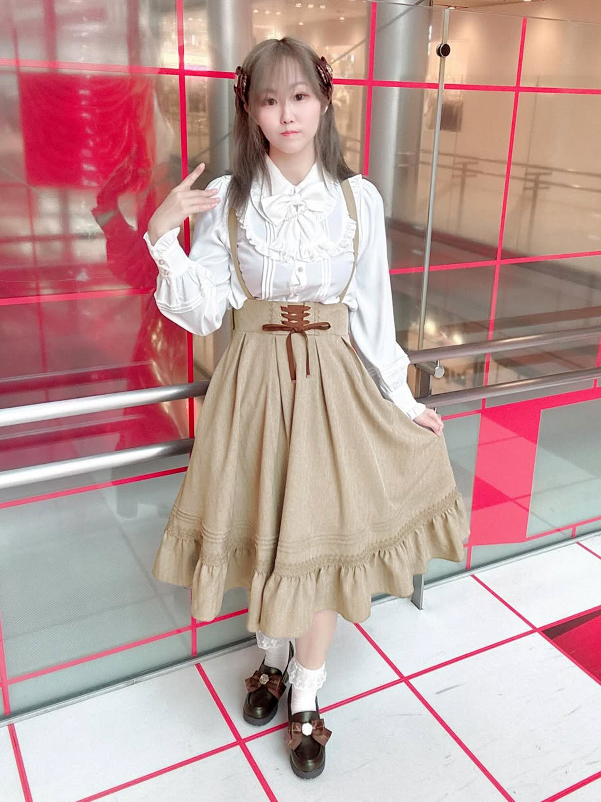 Classical Doll ミドル丈スカート – Amavel（アマベル）公式サイト