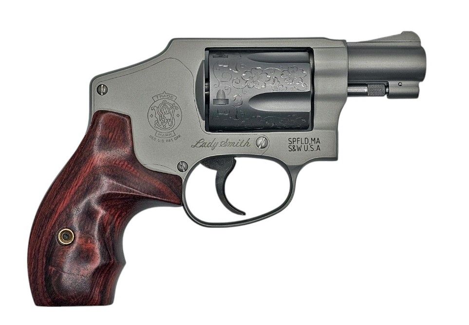 Smith Wesson 642 Ladysmith .38 Spl +P Engraved Cylinder 5 Shot
