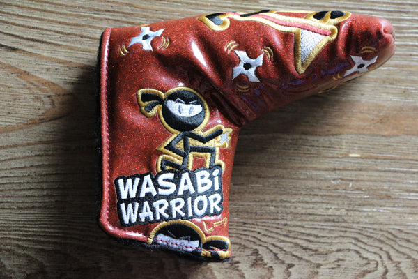 Scotty Cameron Red Sparkle Wasabi Warrior Headcover – CaddyStash