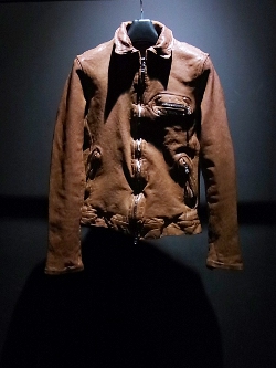 ドイツカーフ 襟付きブルゾン 1221-04 イサムカタヤマ バックラッシュ