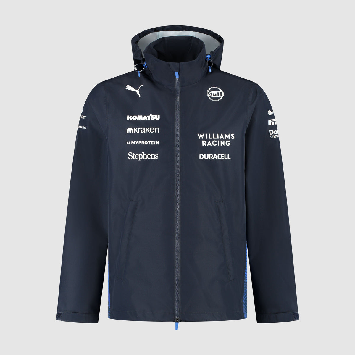 Williams Racing F1 2025 Men's Team Rain Jacket - Navy – CMC