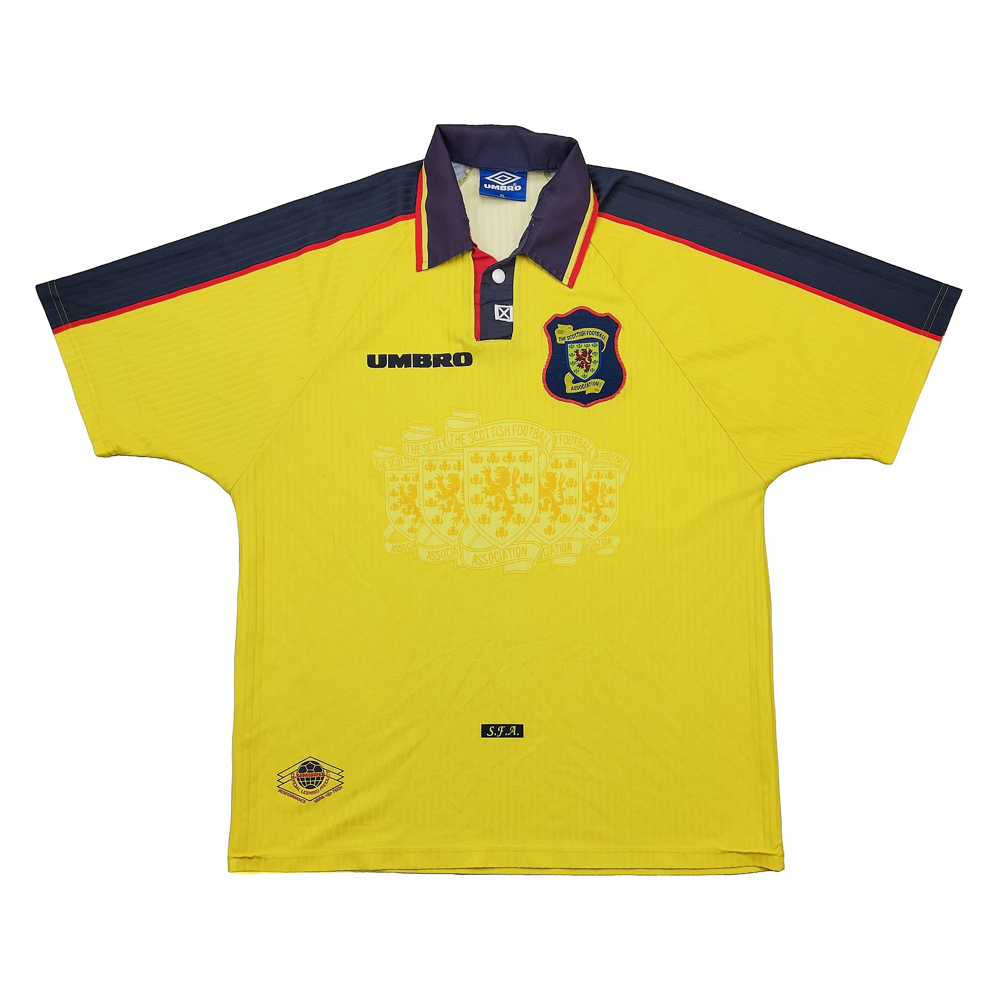 1996/98 Scotland Away Shirt (XL) Umbro – Cult Kits