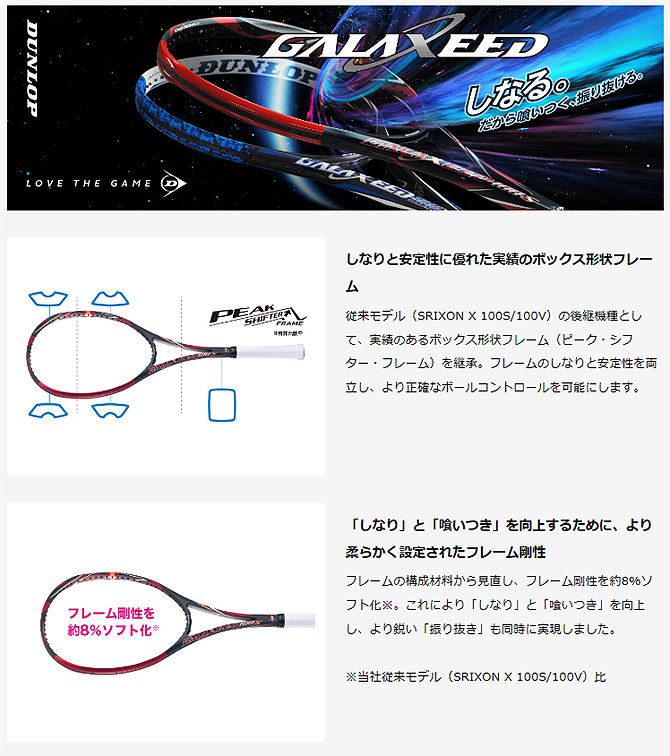 ダンロップ ギャラクシード100V DS41901 DUNLOP GALAXEED 100V