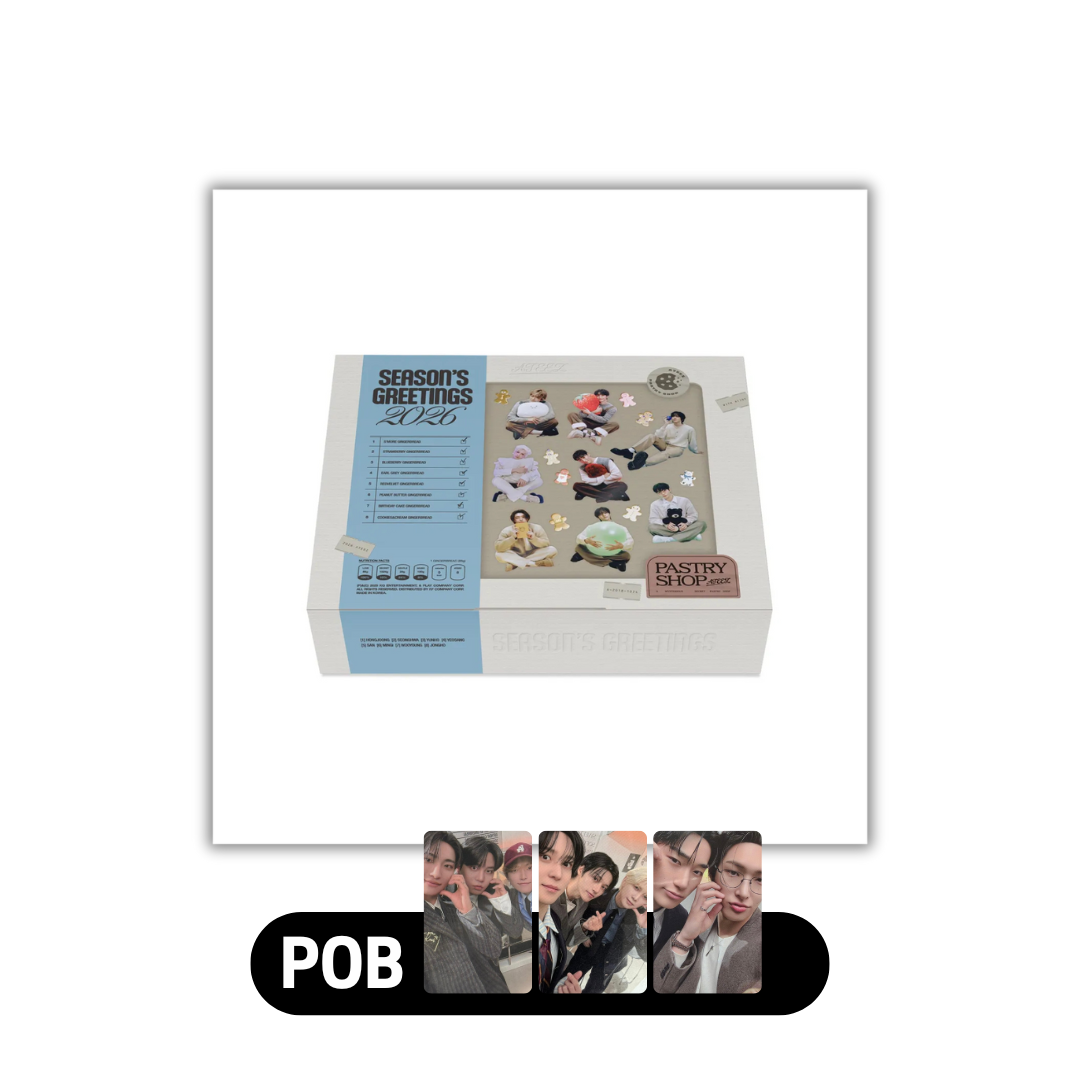 ATEEZ (에이티즈) - 2026 SEASON'S GREETINGS + POB – EVE PINK K-POP