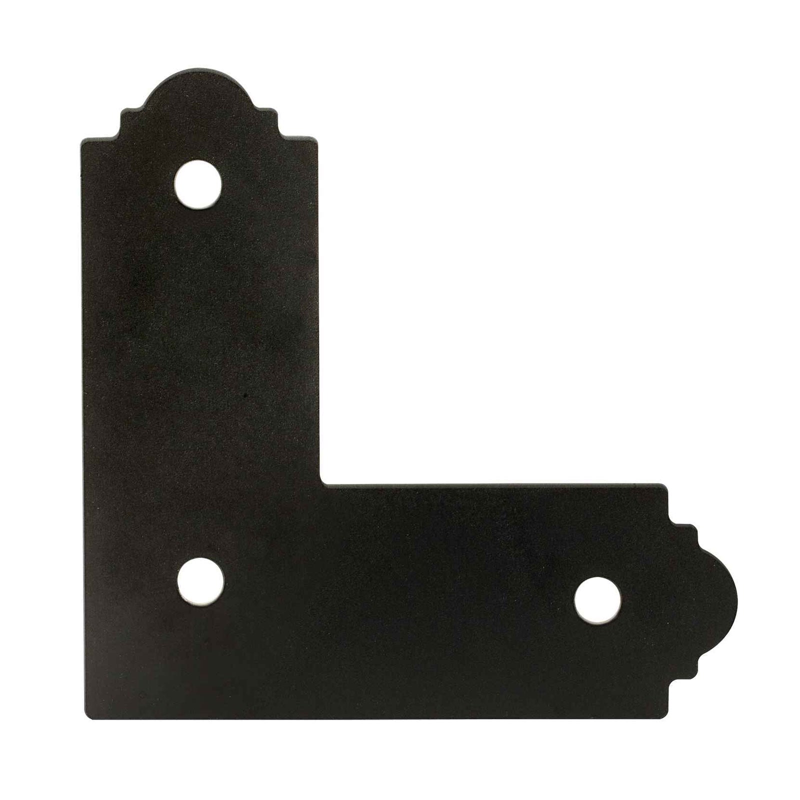 Simpson APL4 Ornamental L Strap - Black Powder Coat – Fasteners Plus