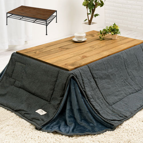 ヴィンテージ調こたつ 120×80cm テーブル こたつ おしゃれ ぼん家具