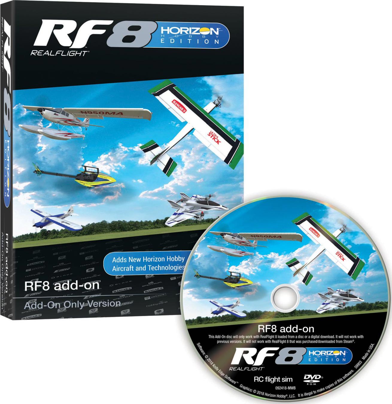 RFL1002 - Real Flight 8 Horizon Hobby Edition Add-On Software