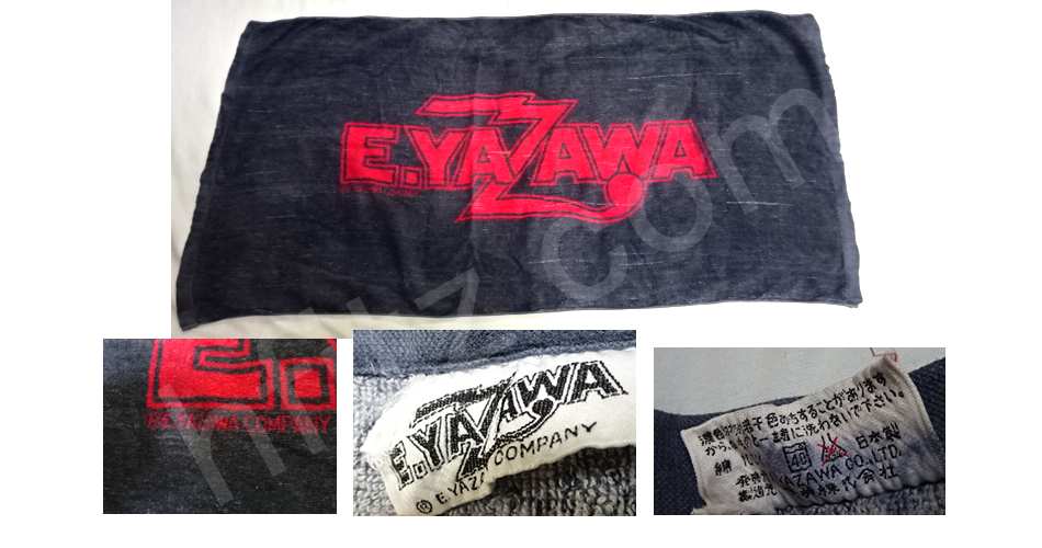 知る人ぞ知る！矢沢永吉さんのCOMPANYカンパニー時代のタオルやグッズ