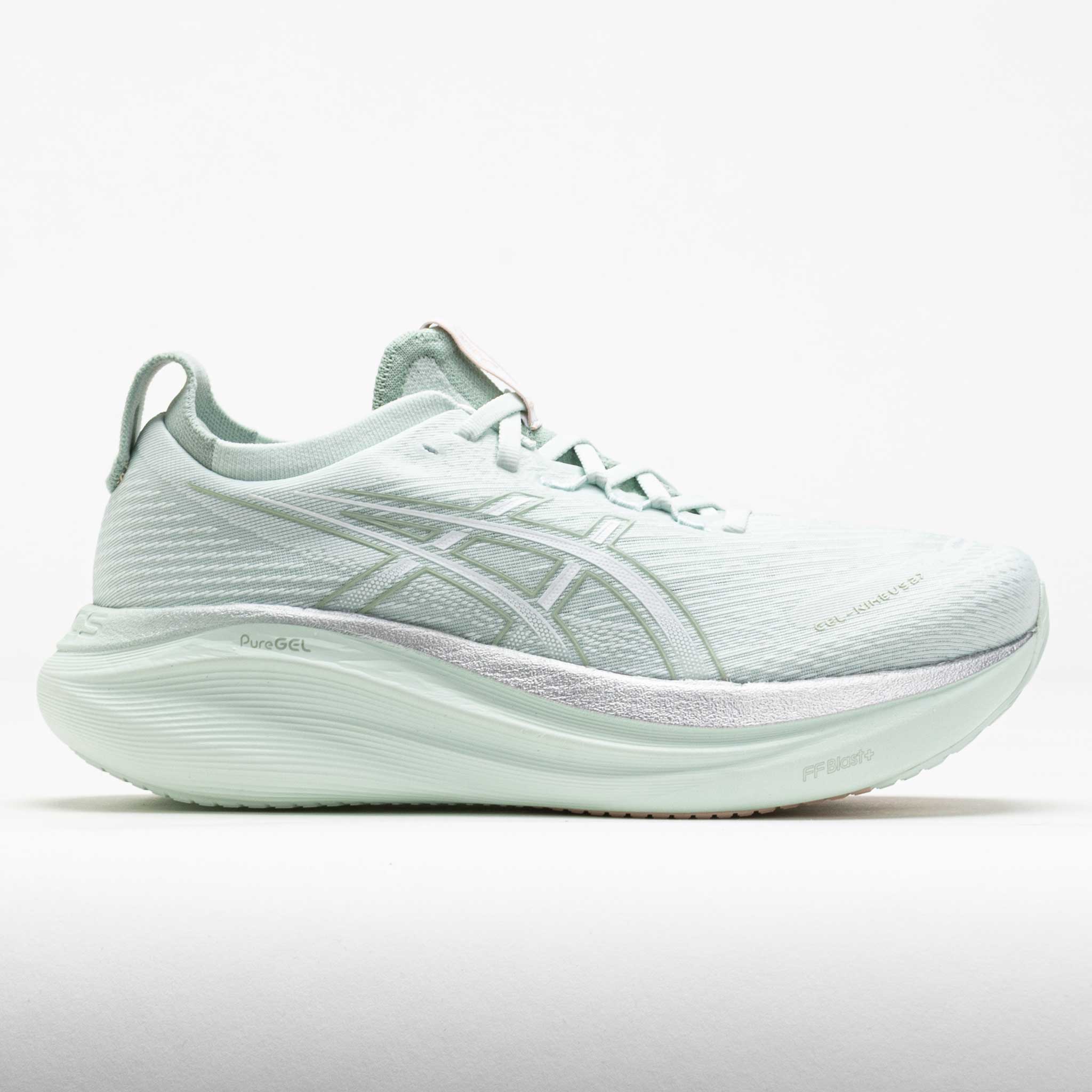 ASICS GEL-Nimbus 27 Women's Pure Aqua/White – Holabird Sports