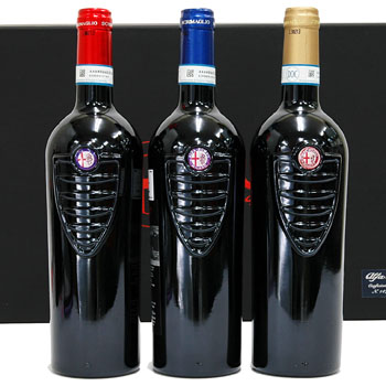 Alfa Romeo 100周年記念ワイン6本セット : イタリア自動車雑貨店