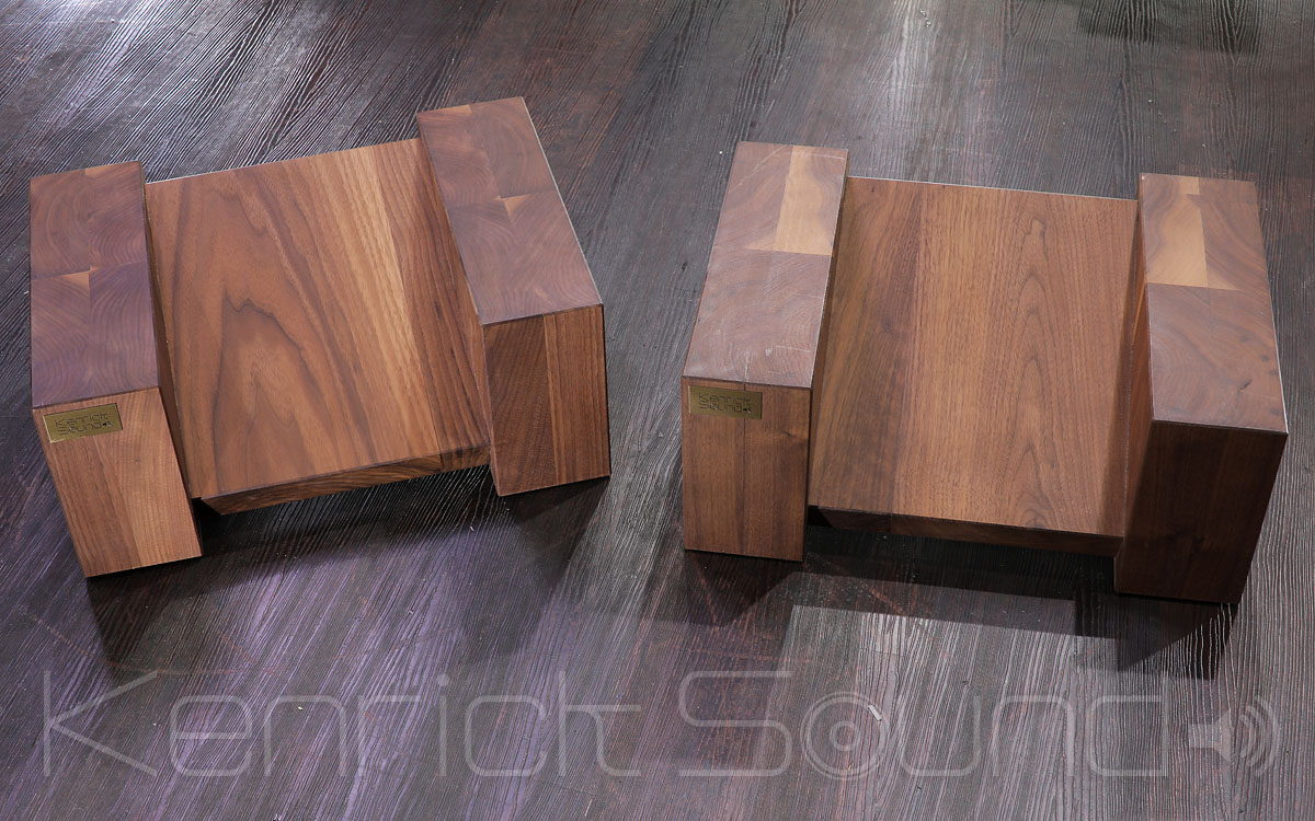 JBL 4425, 4428, 4429 用 （スラント型）ウォールナット総無垢材