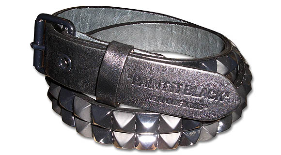 スタッズベルト角鋲ベルト｜”PAINT IT BLACK”｜オンライン通販JETLINK
