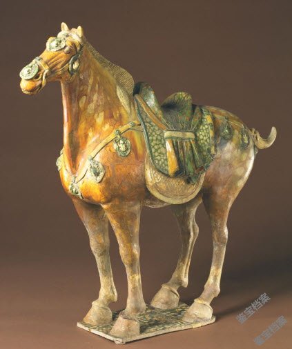 唐三彩马档案-陶器-鉴宝档案