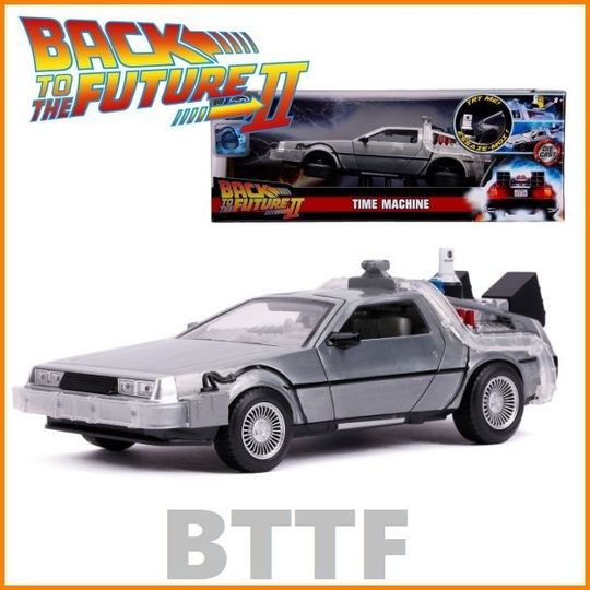 バックトゥザフューチャー】パート2/デロリアン/ダイキャスト/ミニカー