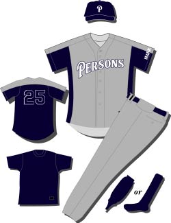 野球ユニフォーム・お得なユニフォームセット・ネイビーグレーツートン