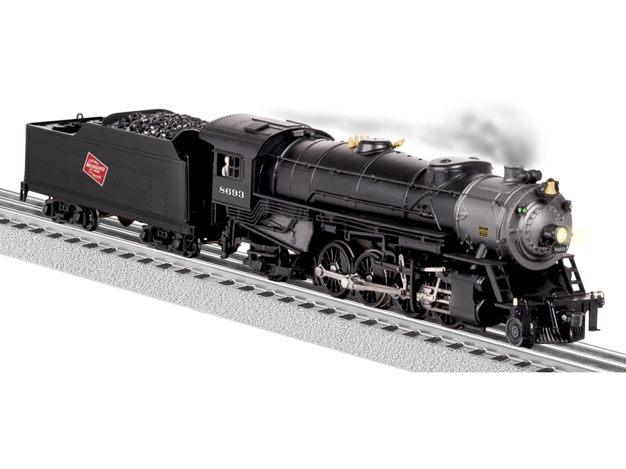 Milwaukee Road LEGACY Scale Heavy Mikado 2-8-2 Steam Locomotive #8693