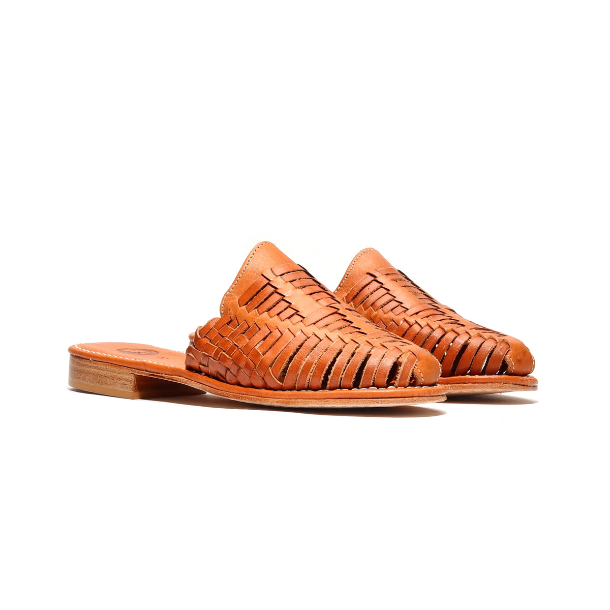Emma Luxe Walnut Huarache Slide – Bottomless Co.