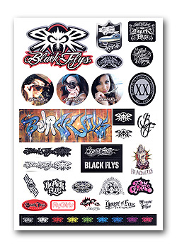 Black Flys Eyewear 20th ANNIVERSARY Catalogue ステッカー