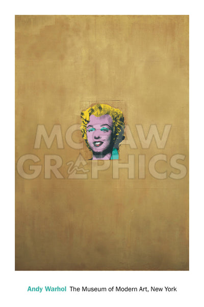 Gold Marilyn Monroe, 1962 | McGaw Graphics