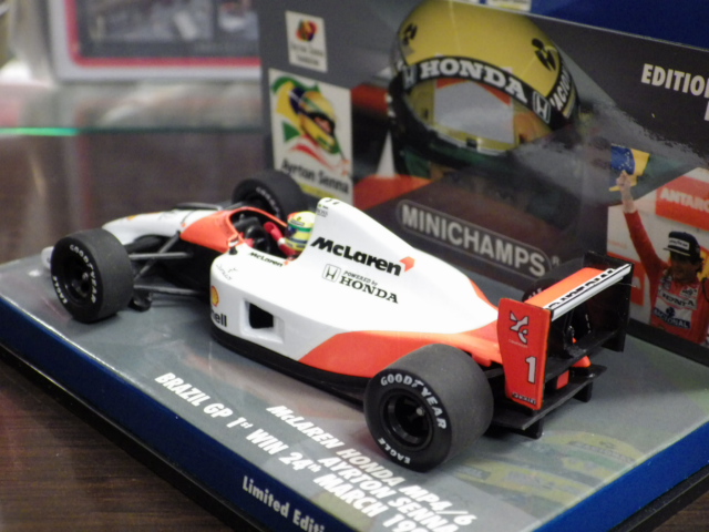 ミニカーショップグローバル - 1/43 ミニチャンプス セナ展特注品