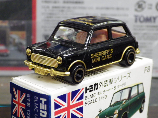 トミカ ミニクーパー シェリフ sheriff メタグリーン トミカ ミニ