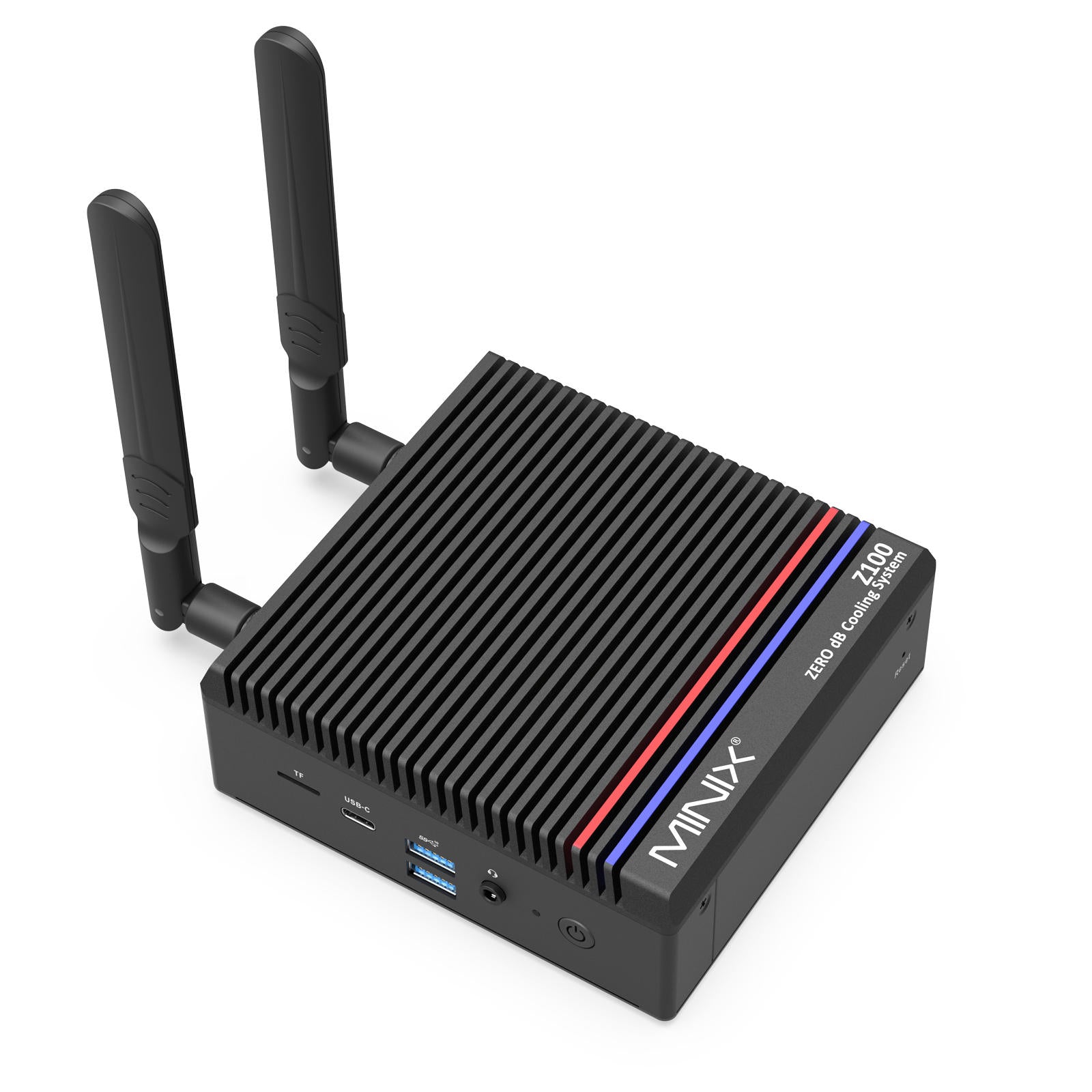 Minix Z100-0dB Fanless Mini PC - Intel N100, Win11 Pro