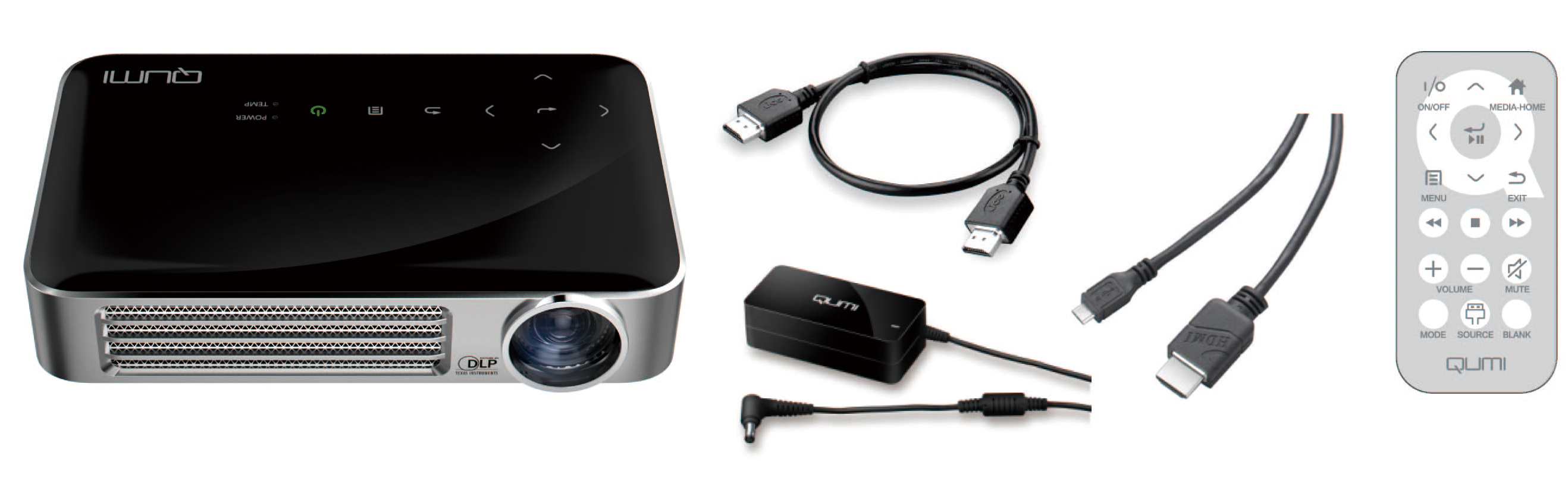 QUMI Q6（LEDモバイルプロジェクター）｜加賀マイクロソリューション