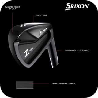 Srixon – The stunning Z 45 Series Black Limited Edition of Irons