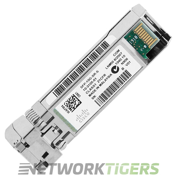 SFP-10G-SR-S | Cisco SFP+ | BASE-SR 10 Gigabit - NetworkTigers