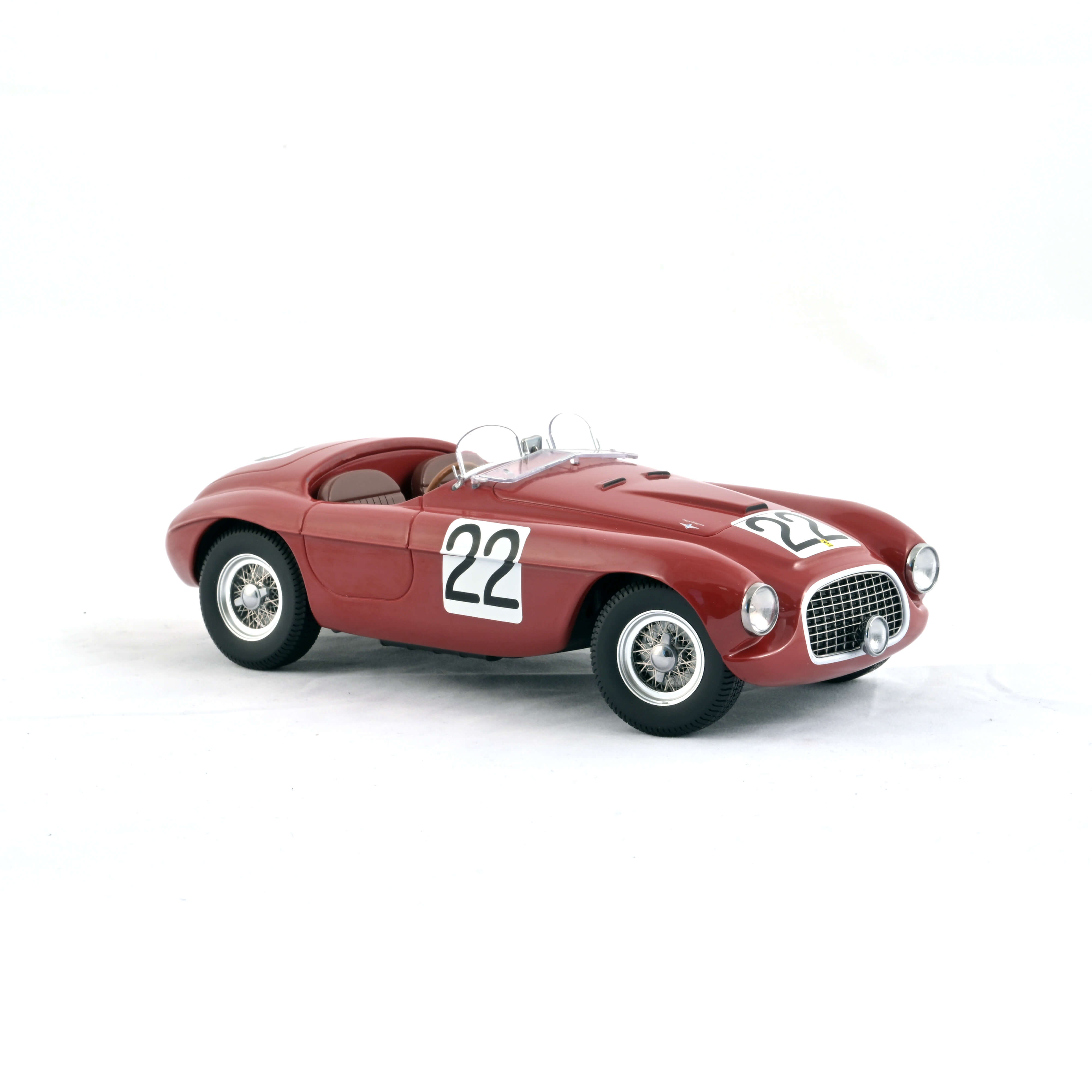 Ferrari 166 MM Barchetta Winner 24h Le Mans 1949 dark red 1:18 – Norev