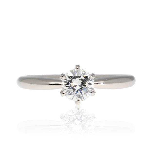 K18/Pt「中石 0.5ctアリス」エンゲージリング｜【オレフィーチェ】Orefice