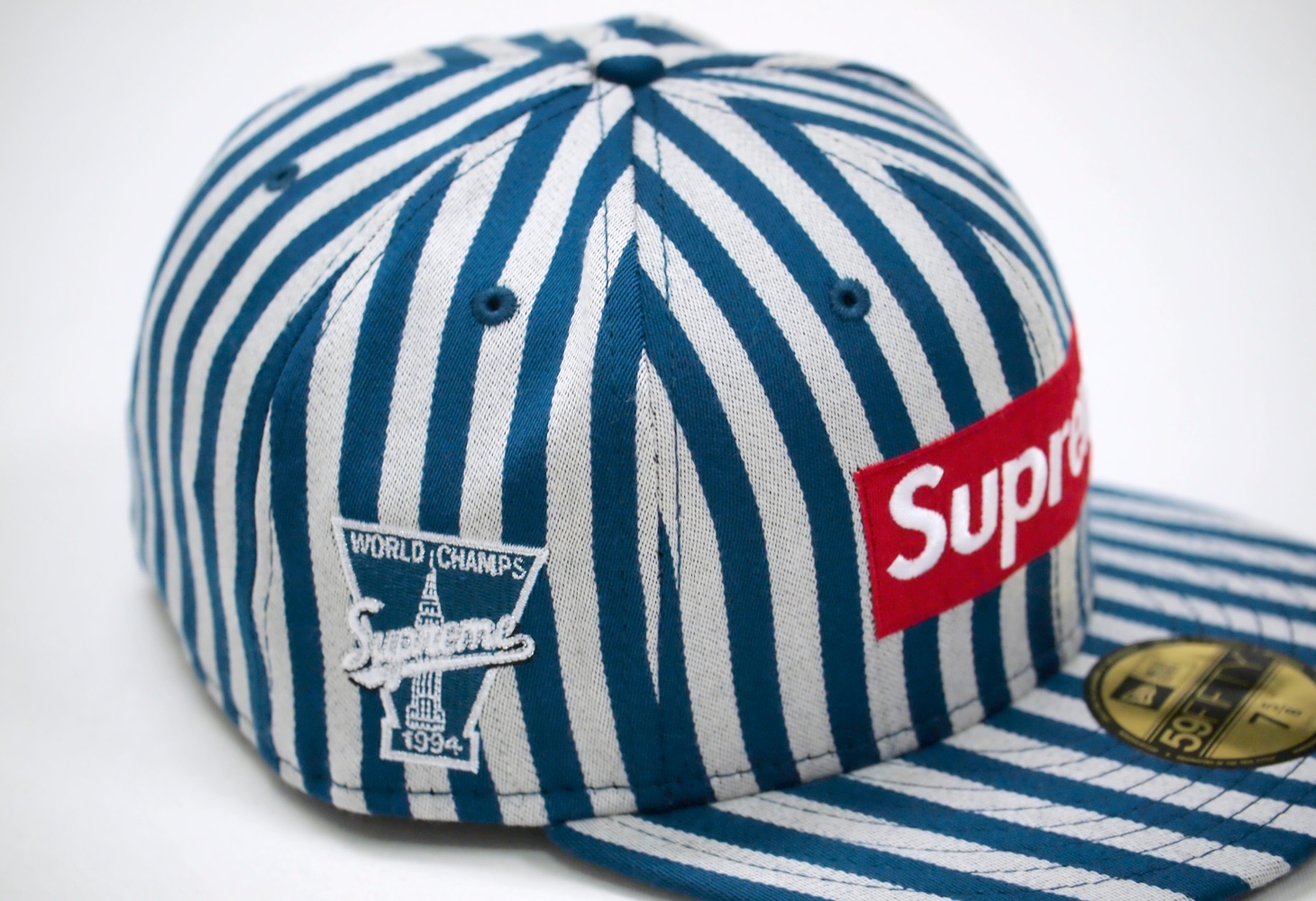 Supreme - Striped Box Logo New Era Cap - ParkSIDER