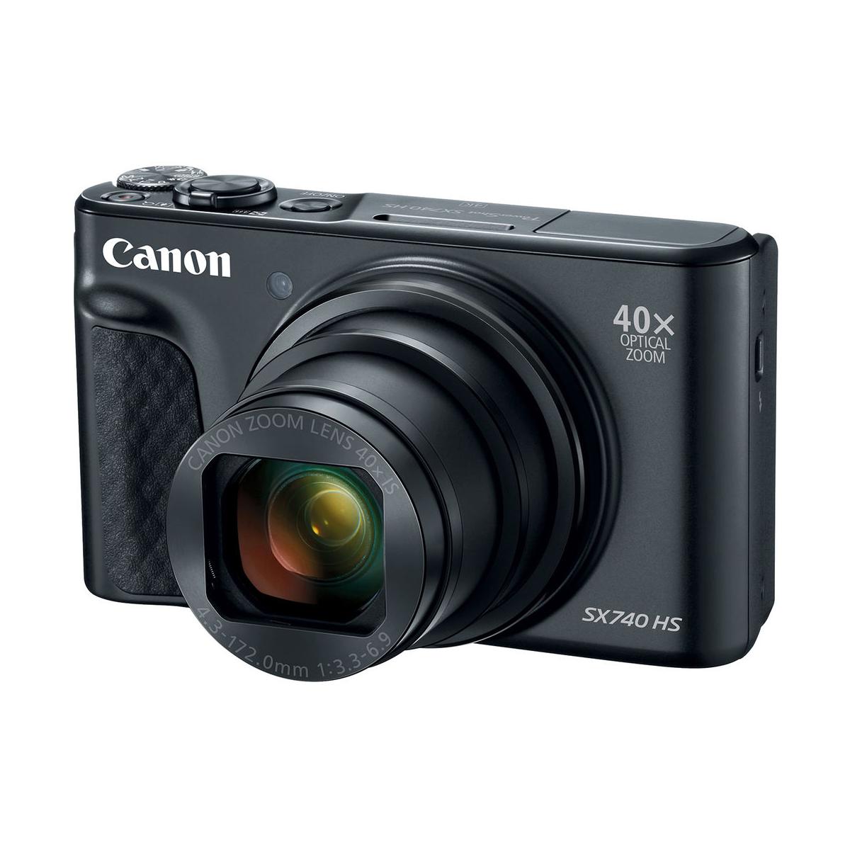 Canon PowerShot SX740 HS Digital Camera (Black)