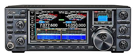 アマチュア無線のトランシーバー