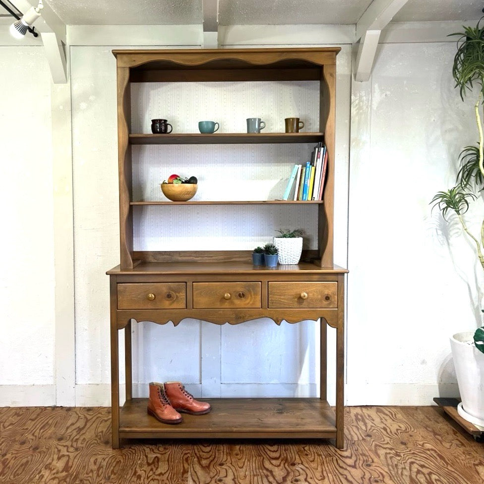 アンファン / enfant カップボード オープン飾り棚 廃盤 希少 パイン材