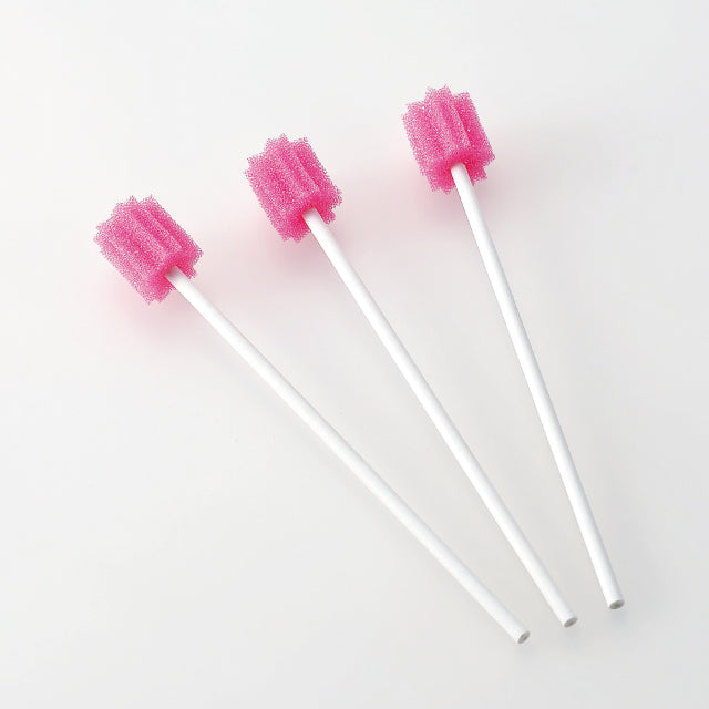口腔ケア用スポンジブラシ サクラ｜介助グッズ・ユニバーサルデザイン