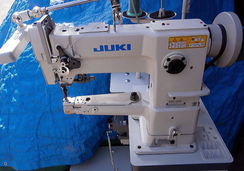 JUKI 厚物用ミシン DSC-246 総合送り・筒型アームミシン 島田ミシン