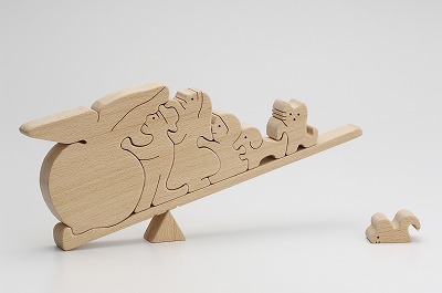 でこぼこ工房 おはなし組木 おおきなかぶ おはなしパズル シーソー