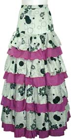 ファルダ（スカート）の格安お仕立ては、フラメンコ衣装ロゼ花子