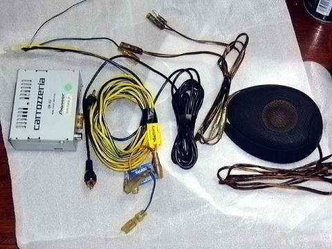 エクシーガ センタースピーカー(カロッツェリアTS-CX7)を装着してみる