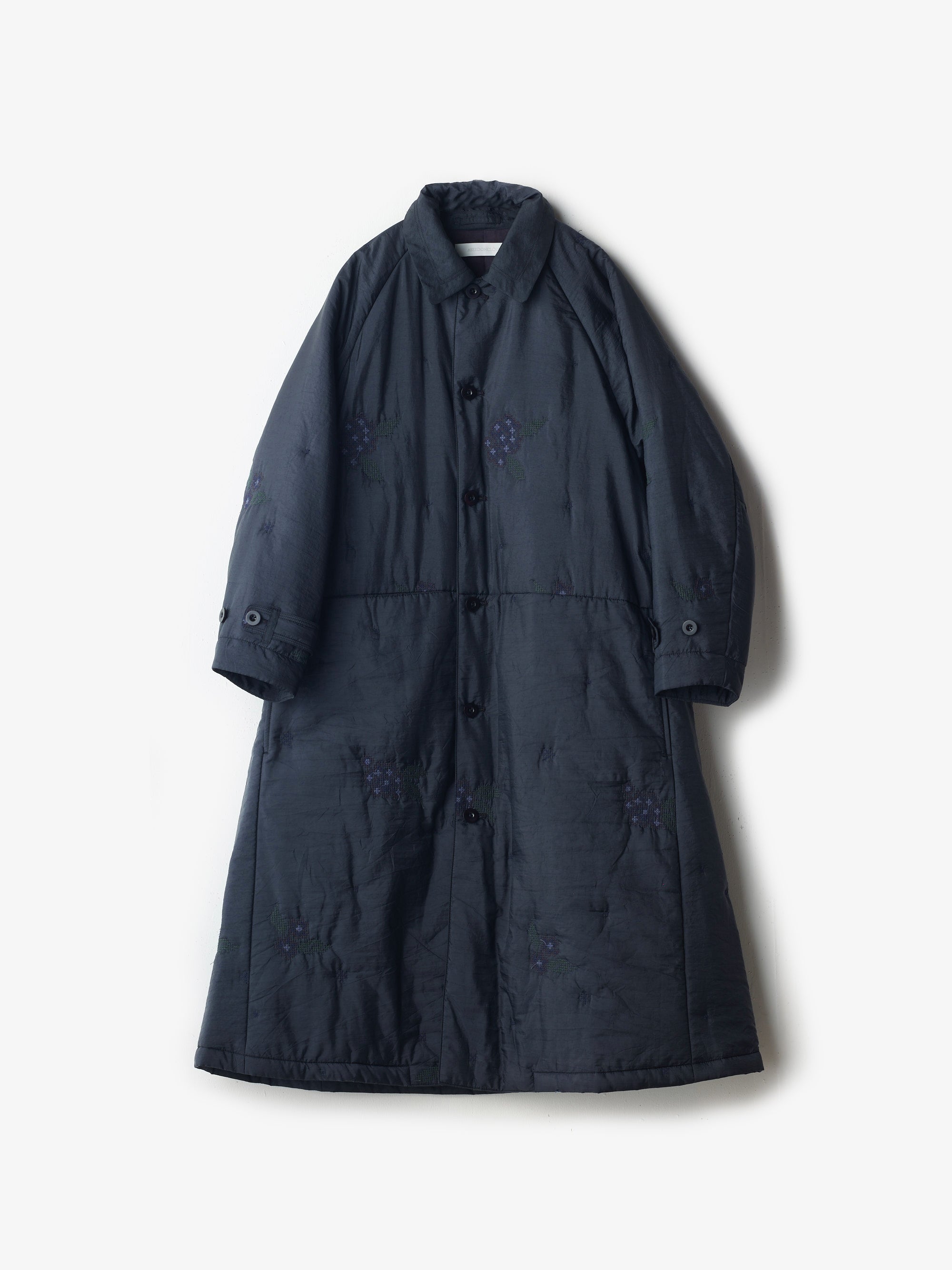 Laboratory coat Sankayo embroidery quilt｜ASEEDONCLOUD