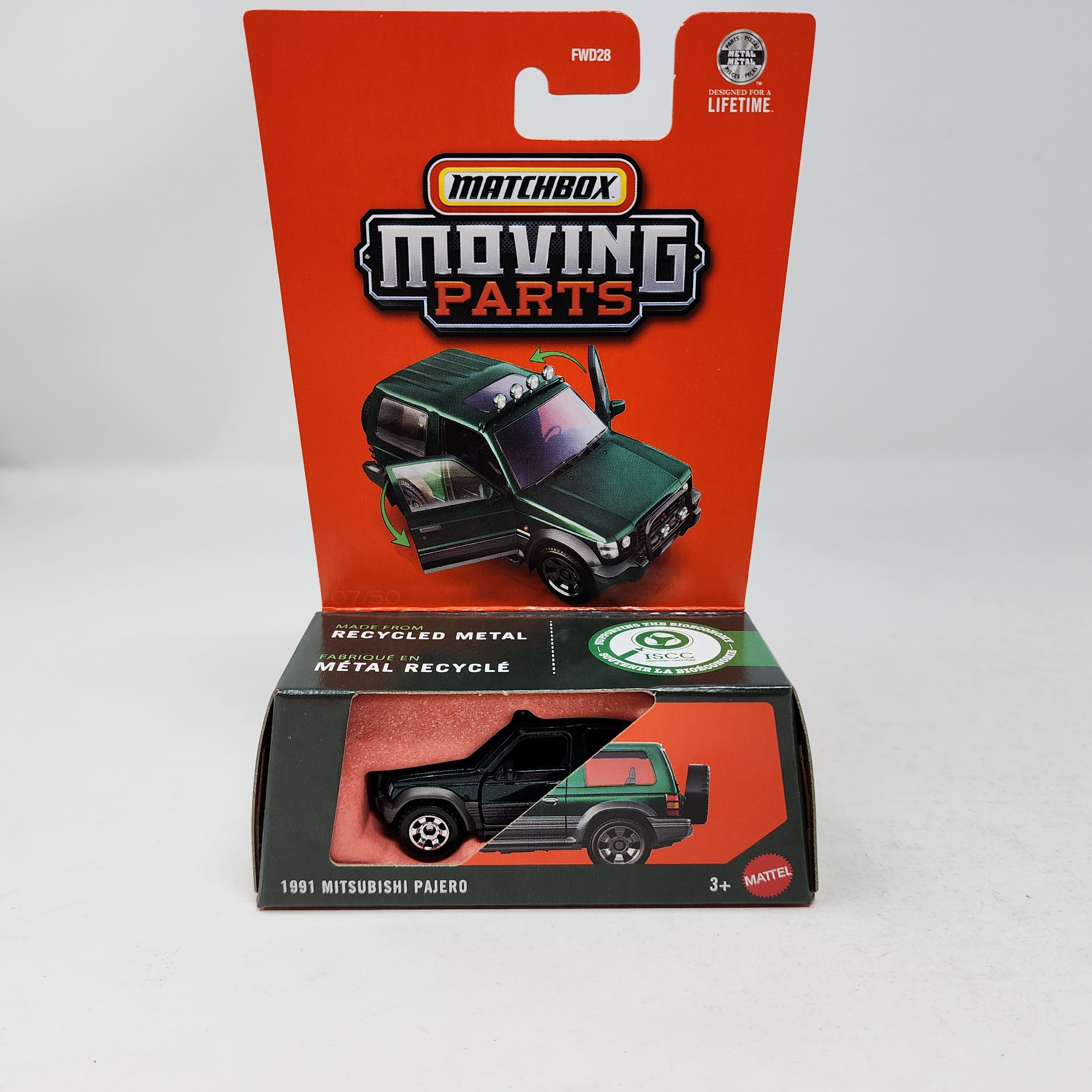1991 Mitsubishi Pajero * Green * 2026 Matchbox Moving Parts Case J