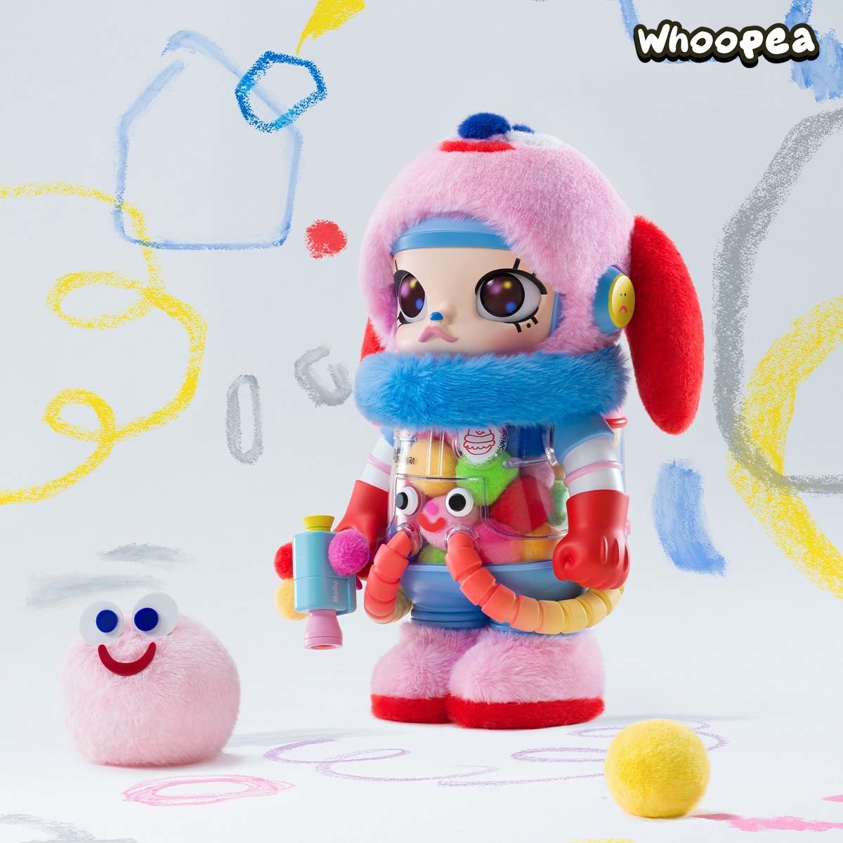 MEGA SPACE MOLLY 400% Jon Burgerman – WHOOPEA