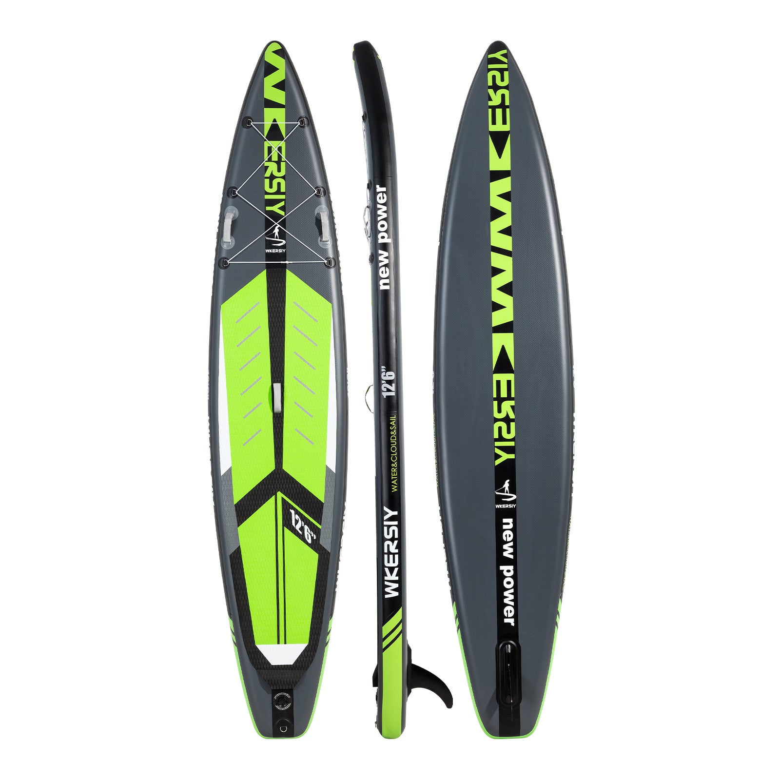 12ft6in Green Racing SUP | High-Speed Design, Pro Performance