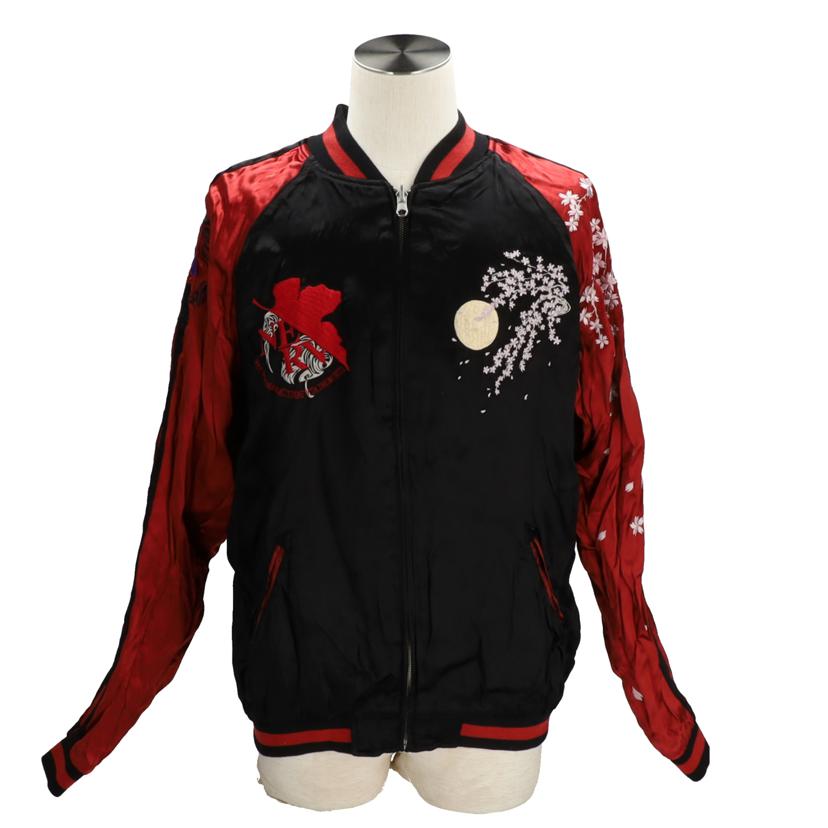 錦 スカジャン エヴァンゲリオンコラボ リバーシブル サイズXL/メンズ